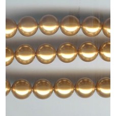 swarovski 10mm pearl bright gold