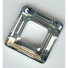 20mm square crystal with foil back