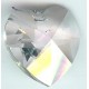 18.0 x 17.5 mm Swarovski heart crystal moonlight