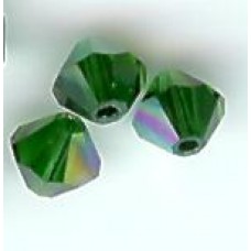 4mm Bicone Emerald AB