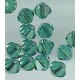 4mm Bicone Blue Zircon