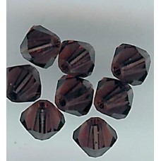 4mm Bicone Burgandy