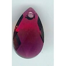 22mm Swarovski Pearshape Teardrop Ruby