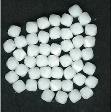 6mm Bicone White  Alabaster