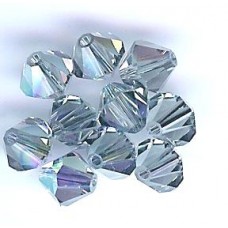 6mm Bicone Indian Sapphire AB  special