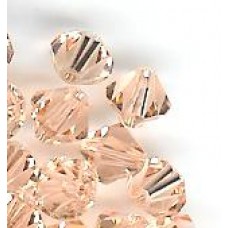 6mm Bicone Light Peach