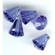 10 x 9mm  Swarovski teardrop sapphire