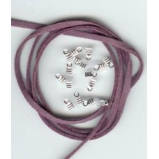 suede strips purple 900mm 75c