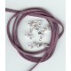 suede strips purple 900mm 75c
