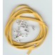 suede strips yellow 900mm 75c