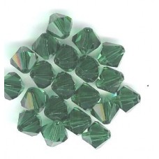8mm Swarovski Bicone Emerald