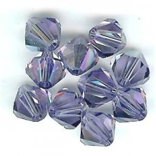 6mm Bicone tanzanite AB
