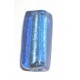 Blue Flat Tube Beads 