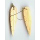 mellon shell bali style shell earings