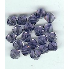 8mm Swarovski Bicone Tanzanite