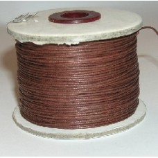 100 m brown  waxed cotton .5mm
