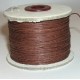 100 m brown  waxed cotton .5mm