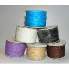 waxed cotton selection .5mm x 6 rolls