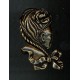 Ox brass Woman with Rose